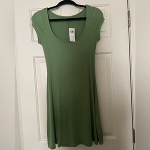 NWT Abercrombie & Fitch Green Mini Dress